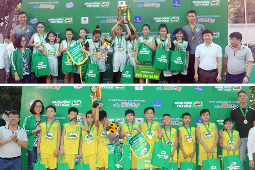 Xác định chủ nhân cúp vàng giải bóng rổ học sinh tiểu học Hà Nội 2019 ảnh 2