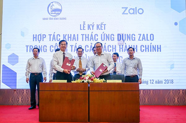 Bình Dương ứng dụng Zalo vào cải cách hành chính, xây dựng mô hình Thành phố thông minh ảnh 1