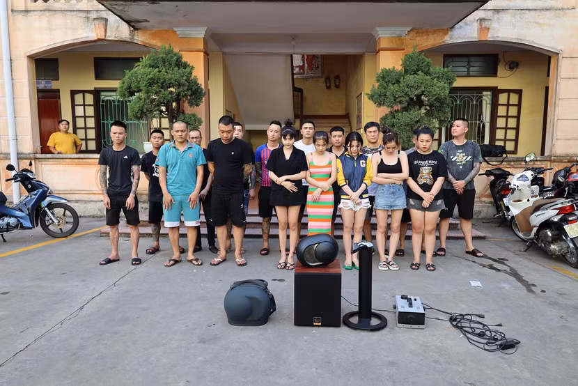 Nhóm đối tượng tụ tập sử dụng ma túy Nhóm đối tượng tụ tập sử dụng ma túy