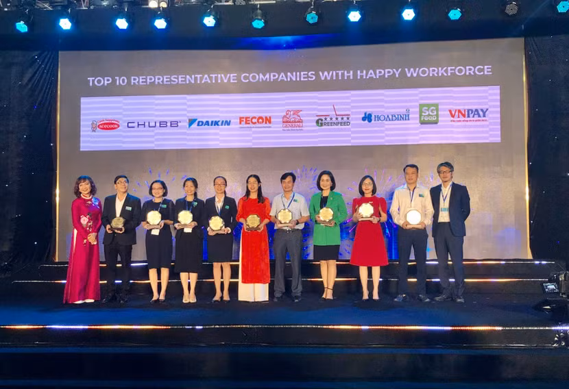 Generali Việt Nam được vinh danh “Top 10 Doanh nghiệp tiêu biểu có nguồn nhân lực hạnh phúc