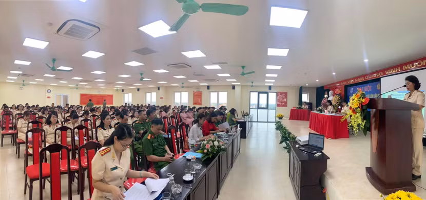Đại hội phụ nữ Công an quận Bắc Từ Liêm nhiệm kỳ 2021-2026