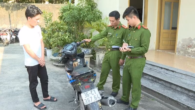 Đối tượng Trần Văn Lập bị bắt giữ