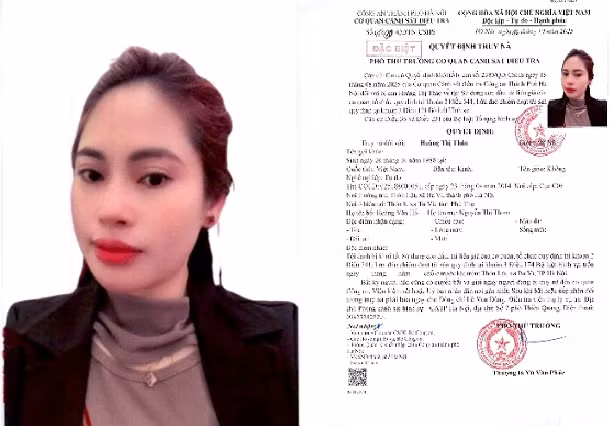 Quyết định truy nã Hoàng Thị Thảo