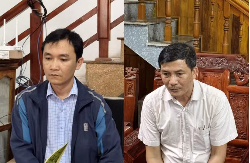 Hai đối tượng bị khởi tố Hai đối tượng bị khởi tố