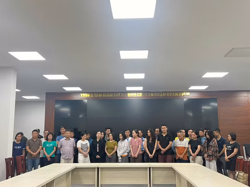 Các đối tượng bị Cơ quan CSĐT - CATP Hà Nội bắt giữ Các đối tượng bị Cơ quan CSĐT - CATP Hà Nội bắt giữ