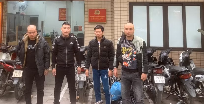Nhóm đối tượng trộm cắp, tiêu thụ tài sản bị Công an thành phố Hà Nội bắt giữ