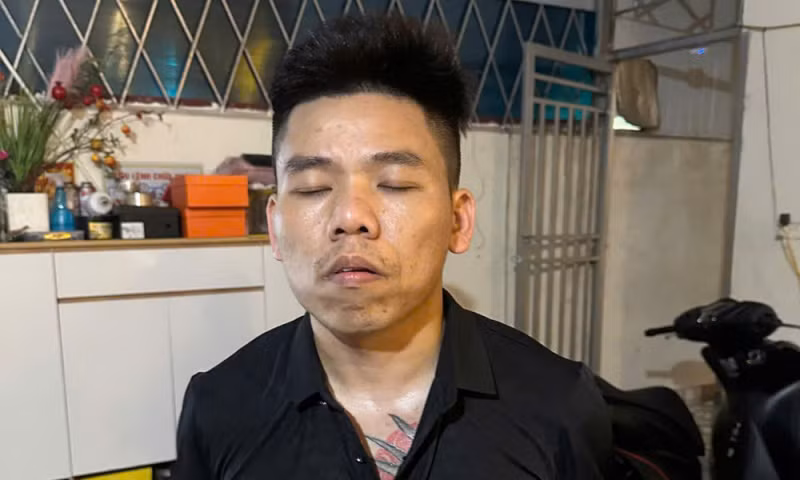 Đối tượng Nguyễn Đăng Công bị bắt giữ Đối tượng Nguyễn Đăng Công bị bắt giữ