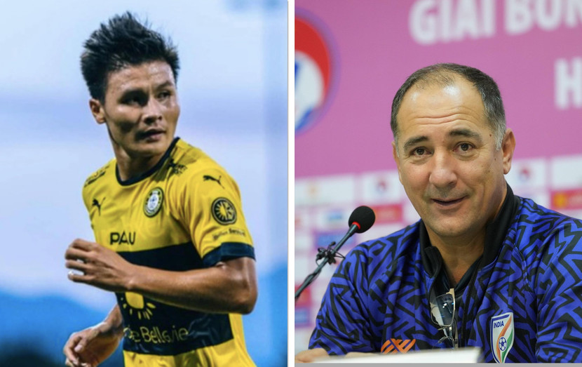 HLV trưởng đội tuyển Ấn Độ - Igor Stimac dành sự quan tâm tới Quang Hải HLV trưởng đội tuyển Ấn Độ - Igor Stimac dành sự quan tâm tới Quang Hải