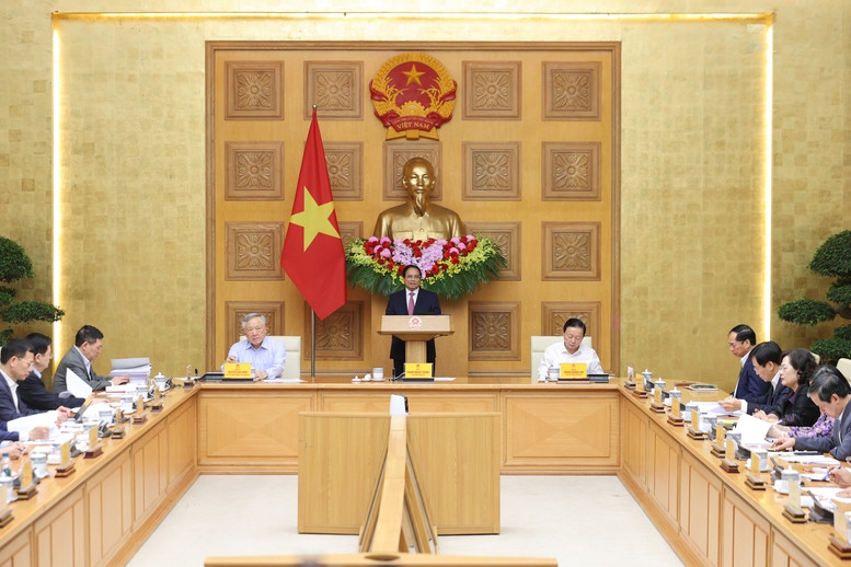 Thủ tướng Phạm Minh Chính chủ trì phiên họp (Ảnh: VGP)