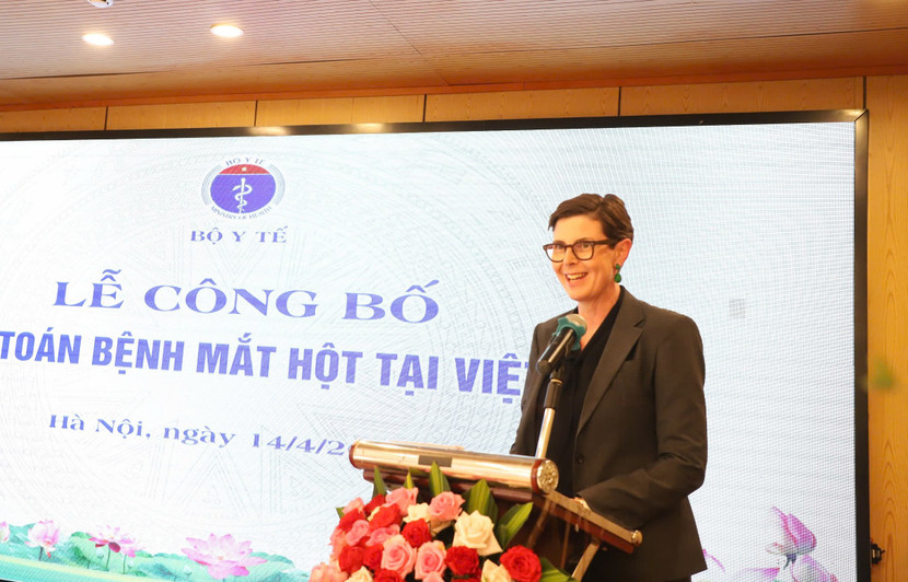 TS Angela Pratt, Trưởng đại diện WHO tại Việt Nam phát biểu