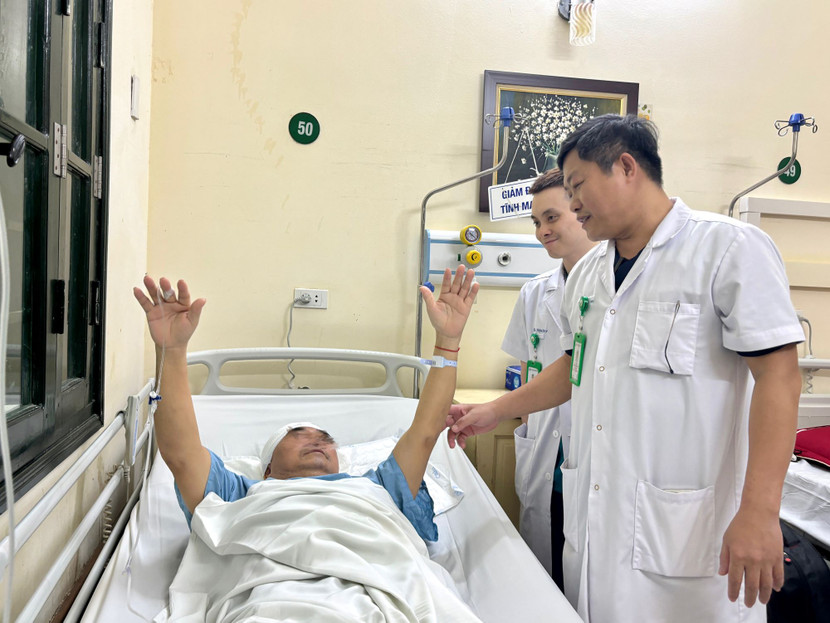 Sau phẫu thuật, người bệnh phục hồi tốt