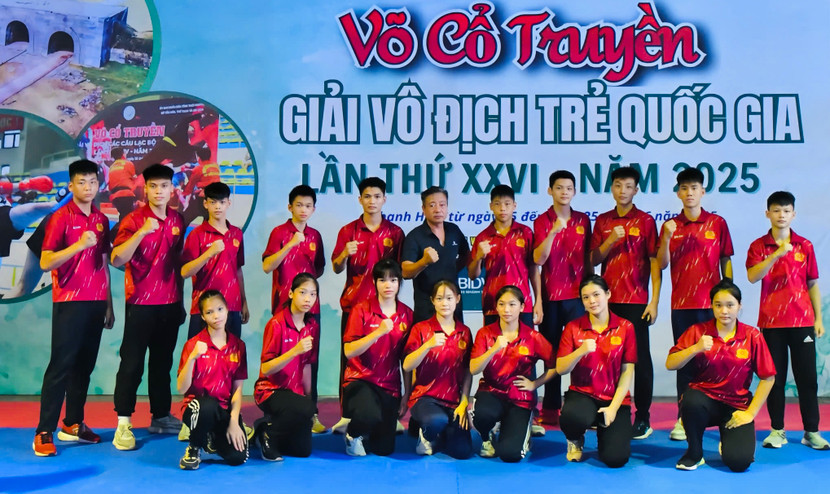 Đoàn võ cổ truyền CAND tranh tài giải trẻ vô địch quốc gia 2025 ảnh 2