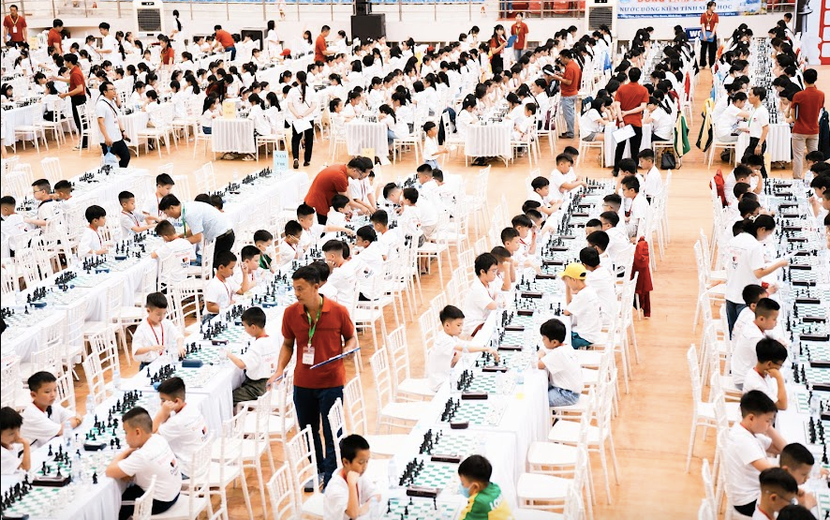 Hơn 1.500 kỳ thủ đến từ 56 đơn vị trên cả nước tranh tài tại giải Hơn 1.500 kỳ thủ đến từ 56 đơn vị trên cả nước tranh tài tại giải