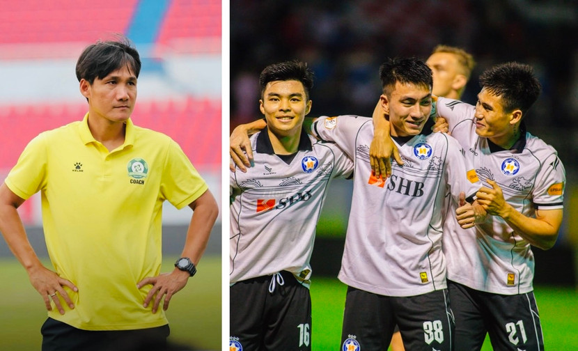 HLV Huỳnh Quốc Anh đối đầu đội bóng cũ Đà Nẵng ở trận play-off ngày 27-6 tới HLV Huỳnh Quốc Anh đối đầu đội bóng cũ Đà Nẵng ở trận play-off ngày 27-6 tới