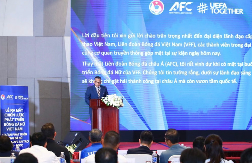 Đại diện các tổ chức bóng đá quốc tế đánh giá cao chiến lược phát triển bóng đá nữ của Việt Nam