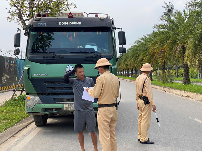 Có những lái xe không hợp tác, gây khó khăn cho công tác xử lý