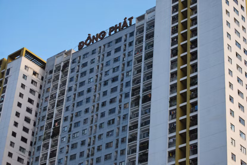 Chung cư Đồng Phát ở phường Vĩnh Hưng đã ghi nhận 4 ca Covid-19 ở tầng 25