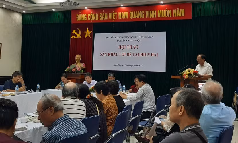 Hội thảo "Sân khấu với đề tài hiện đại" do Hội Sân khấu Hà Nội tổ chức Hội thảo "Sân khấu với đề tài hiện đại" do Hội Sân khấu Hà Nội tổ chức