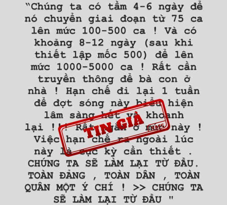 Thông tin giả mạo được chia sẻ trên mạng xã hội Thông tin giả mạo được chia sẻ trên mạng xã hội