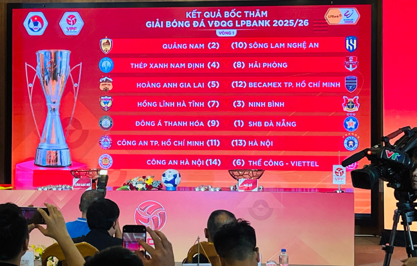 Nhiều cặp đấu hấp dẫn ngay vòng mở màn V-League 2025/26
