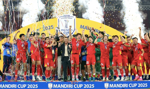 U23 Việt Nam xuất sắc lần thứ ba liên tiếp vô địch giải U23 Đông Nam Á U23 Việt Nam xuất sắc lần thứ ba liên tiếp vô địch giải U23 Đông Nam Á