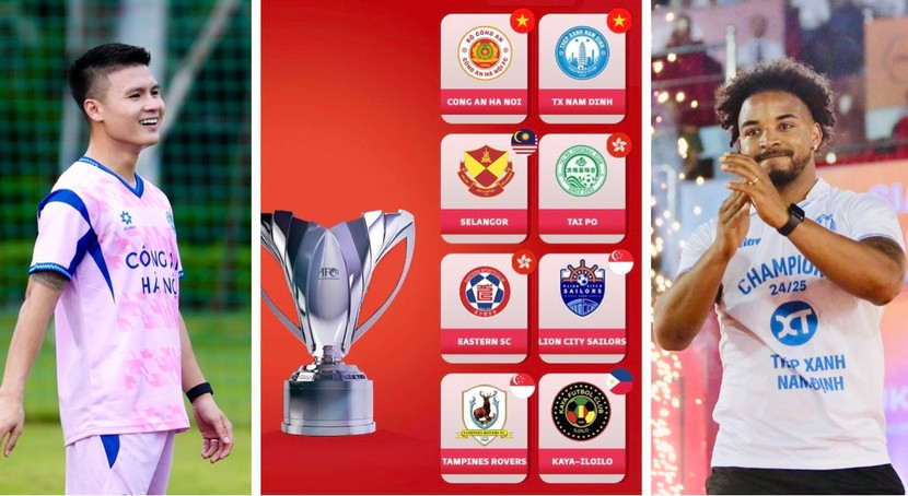 Công an Hà Nội và Nam Định đại diện Việt Nam vào thẳng vòng bảng Cúp C2 châu Á 2025/26 Công an Hà Nội và Nam Định đại diện Việt Nam vào thẳng vòng bảng Cúp C2 châu Á 2025/26