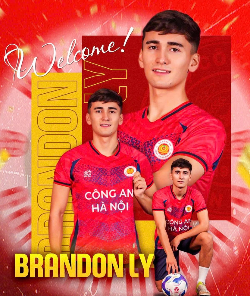 Brandon Ly chính thức gia nhập Công an Hà Nội FC Brandon Ly chính thức gia nhập Công an Hà Nội FC