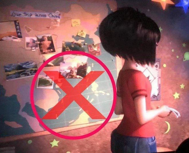 Hình ảnh đường lưỡi bò được Trung Quốc lồng ghép trong phim Everest - Người tuyết bé nhỏ