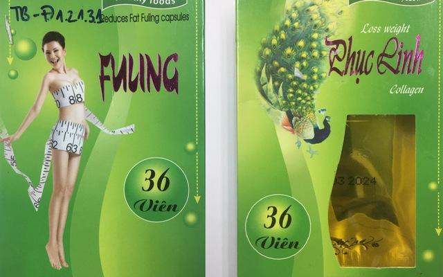 Sản phẩm thực phẩm bảo vệ sức khỏe Phục linh Collagen phát hiện chứa chất cấm. Ảnh: VFA Sản phẩm thực phẩm bảo vệ sức khỏe Phục linh Collagen phát hiện chứa chất cấm. Ảnh: VFA
