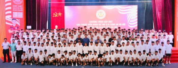 CLB Công an Hà Nội ra mắt tuyến trẻ với đầy đủ các đội từ U9 đến U21