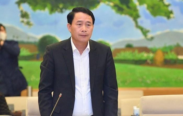 Thứ trưởng Bộ Công an Lê Quốc Hùng báo cáo vụ Việt Á tại phiên họp Thường vụ Quốc hội chiều 18-1. Thứ trưởng Bộ Công an Lê Quốc Hùng báo cáo vụ Việt Á tại phiên họp Thường vụ Quốc hội chiều 18-1.