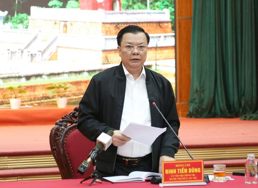 Bí thư Thành ủy Hà Nội Đinh Tiến Dũng Bí thư Thành ủy Hà Nội Đinh Tiến Dũng