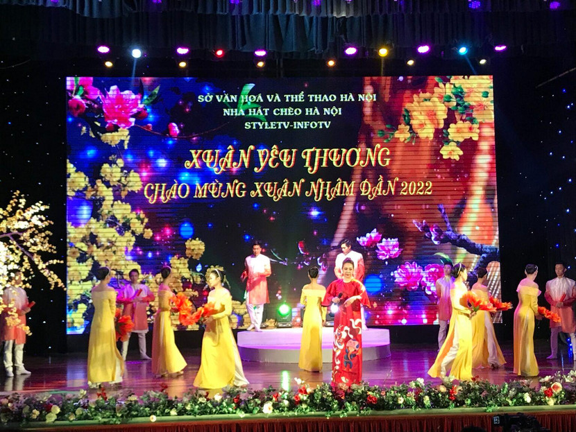 Chương trình "Xuân yêu thương" được ghi hình vào ngày 13/1