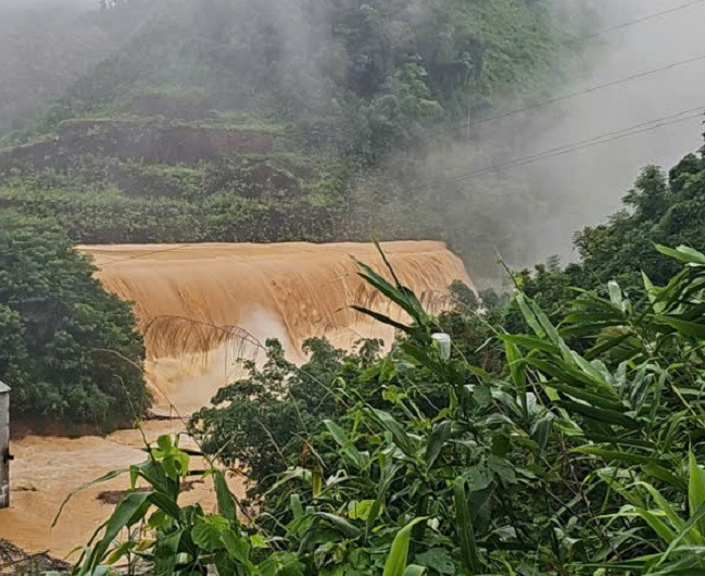 Đập thủy điện Bắc Khê 1 bị vỡ