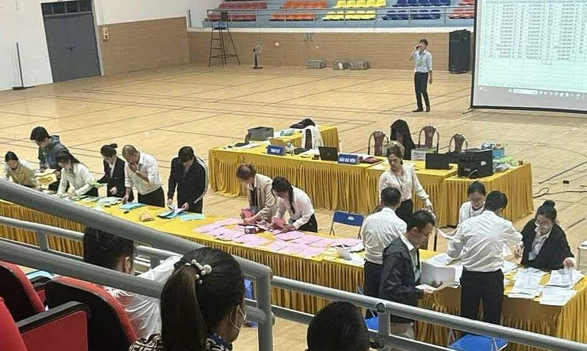 Một buổi đấu giá đất ở huyện Sóc Sơn - Hà Nội