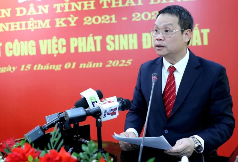 Ông Nguyễn Mạnh Hùng, Chủ tịch UBND tỉnh Thái Bình