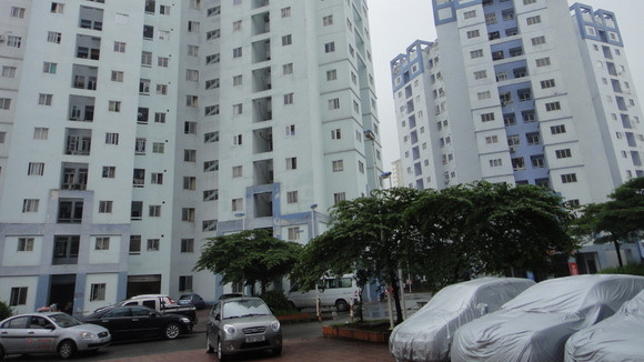 Một góc khu tái định cư Nam Trung Yên Một góc khu tái định cư Nam Trung Yên