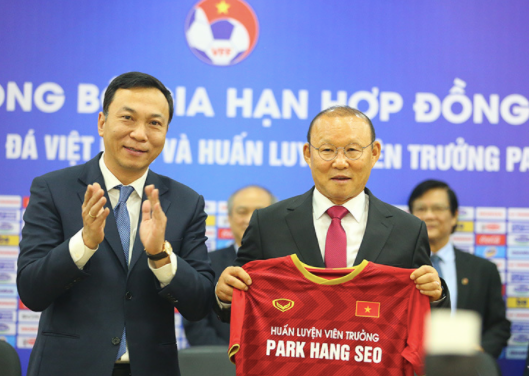 Nếu không có gì thay đổi, hợp đồng giữa VFF và HLV Park Hang-seo sẽ kéo dài tới 31-1-2023