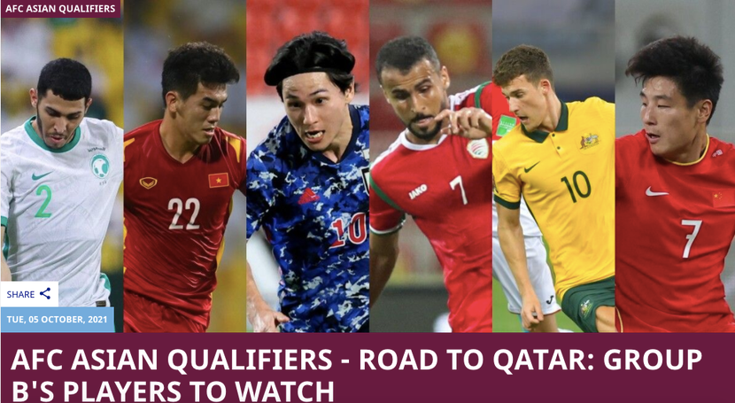 AFC nhận định trận gặp Trung Quốc là cơ hội lớn để Tiến Linh ghi bàn (ảnh chụp màn hình)