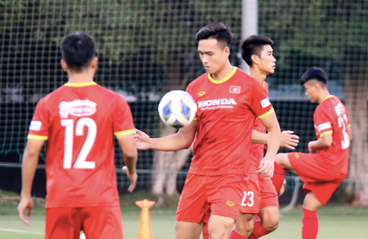 U23 Việt Nam tập chuẩn bị cho mục tiêu toàn thắng 2 trận bảng I vòng loại U23 châu Á