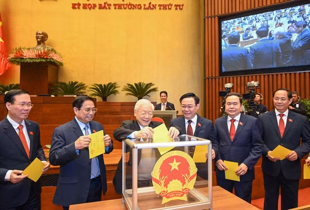 Quốc hội bỏ phiếu bầu Chủ tịch nước
