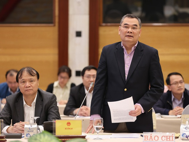 Trung tướng Tô Ân Xô, Người phát ngôn Bộ Công an thông tin tại buổi họp báo Trung tướng Tô Ân Xô, Người phát ngôn Bộ Công an thông tin tại buổi họp báo