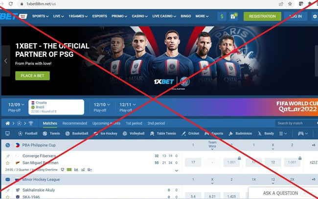 Nhiều website vi phạm do quảng cáo cờ bạc, đổi thưởng trái phép Nhiều website vi phạm do quảng cáo cờ bạc, đổi thưởng trái phép