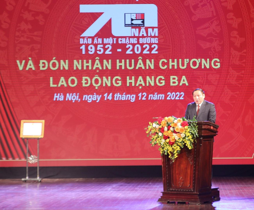 Bộ trưởng Bộ VHTTDL Nguyễn Văn Hùng phát biểu tại buổi lễ