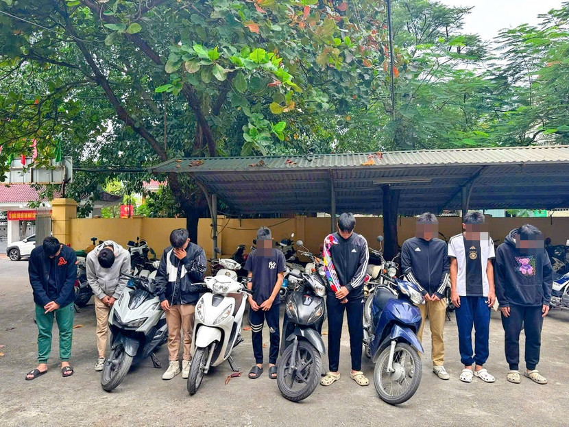 Lực lượng Công an làm rõ nhóm thanh thiếu niên vi phạm