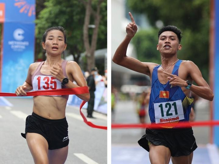 Nguyễn Thị Oanh và Trần Văn Đảng vô địch nội dung nâng cao