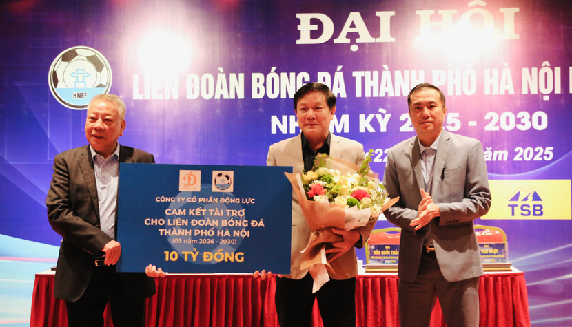 Công ty CP Động lực cam kết tài trợ cho HNFF 10 tỉ đồng giai đoạn 2026-2030