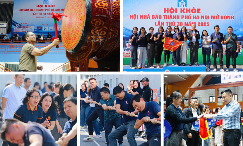 Hội khỏe Hội Nhà báo thành phố Hà Nội mở rộng lần thứ 30 năm 2025 diễn ra sôi nổi, kết thúc thành công tốt đẹp Hội khỏe Hội Nhà báo thành phố Hà Nội mở rộng lần thứ 30 năm 2025 diễn ra sôi nổi, kết thúc thành công tốt đẹp