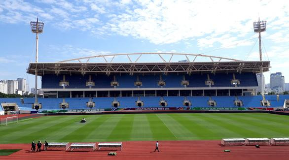 Toàn cảnh sân Mỹ Đình ngày 28-1