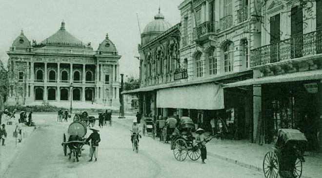 Phố Tràng Tiền và Nhà hát Lớn thời Pháp thuộc